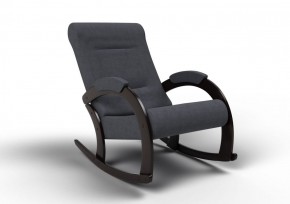 Кресло-качалка Венето 13-Т-ГР (ткань/венге) ГРАФИТ в Игре - igra.ok-mebel.com | фото
