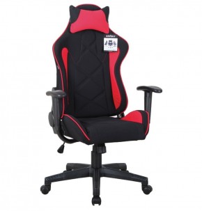 Кресло компьютерное BRABIX GT Racer GM-101 + подушка (ткань) черное/красное (531820) в Игре - igra.ok-mebel.com | фото