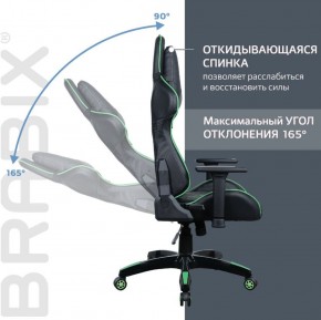 Кресло компьютерное BRABIX "GT Carbon GM-120" (черное/зеленое) 531929 в Игре - igra.ok-mebel.com | фото 2