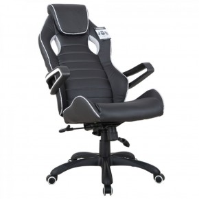 Кресло компьютерное BRABIX Techno Pro GM-003 (экокожа черное/серое, вставки серые) 531814 в Игре - igra.ok-mebel.com | фото 4