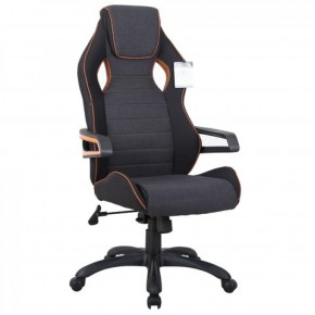 Кресло компьютерное BRABIX Techno Pro GM-003 (ткань черное/серое, вставки оранжевые) 531813 в Игре - igra.ok-mebel.com | фото