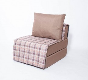 Кресло-кровать бескаркасное Харви (коричневый-квадро беж) в Игре - igra.ok-mebel.com | фото