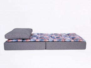 Кресло-кровать бескаркасное Харви (коричневый-квадро беж) в Игре - igra.ok-mebel.com | фото 3