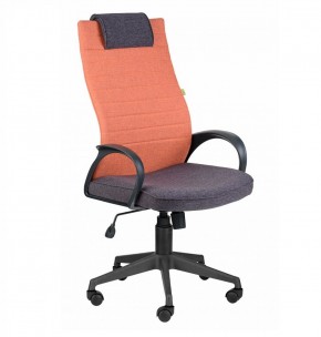 Кресло Квест HOME (Ткань КФ-28/КФ-13) оранжевый-сливовый в Игре - igra.ok-mebel.com | фото 2