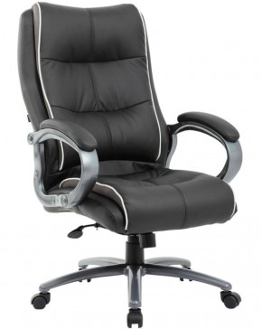 Кресло офисное BRABIX PREMIUM "Strong HD-009" (экокожа черная, ткань серая) 531945 в Игре - igra.ok-mebel.com | фото