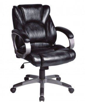 Кресло офисное BRABIX "Eldorado EX-504", экокожа, черное, 530874 в Игре - igra.ok-mebel.com | фото
