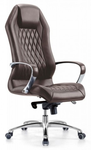 Кресло руководителя Бюрократ _AURA/BROWN коричневый в Игре - igra.ok-mebel.com | фото