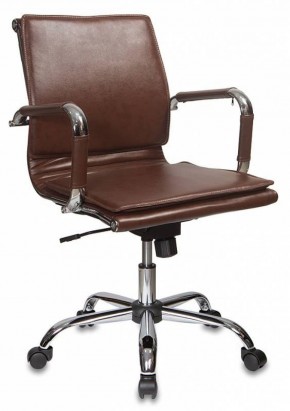 Кресло руководителя Бюрократ CH-993-LOW/BROWN коричневый в Игре - igra.ok-mebel.com | фото