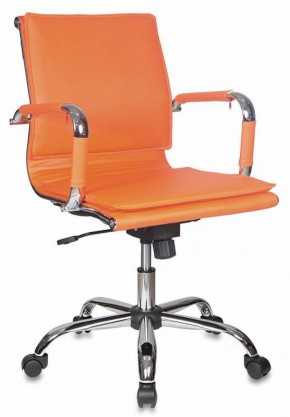 Кресло руководителя Бюрократ CH-993-LOW/ORANGE оранжевый в Игре - igra.ok-mebel.com | фото