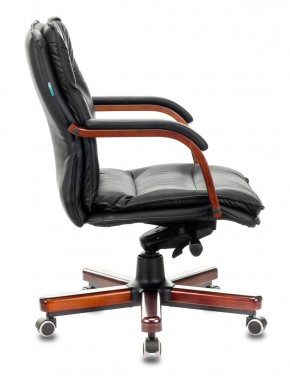 Кресло руководителя Бюрократ T-9927WALNUT-LOW/BL в Игре - igra.ok-mebel.com | фото 2