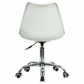 Кресло стул BRABIX "Eames MG-310 CH", хром, пластик белый, ткань серая, 532924 в Игре - igra.ok-mebel.com | фото 4