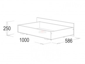 Кровать 1.4 каркас + спинка головная + 2 ящика Ольга-14 без основания в Игре - igra.ok-mebel.com | фото 4