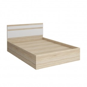 Кровать 1400 Салоу с настилом (Дуб сонома/перламутр) в Игре - igra.ok-mebel.com | фото