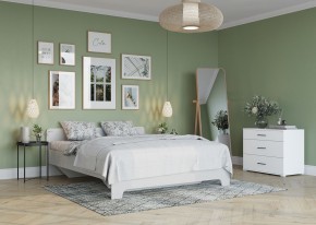 Кровать 1,6 VICTOR + основание (Белый) в Игре - igra.ok-mebel.com | фото 4