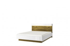Кровать 160 с подъемником, TORINO, цвет белый/Дуб наварра в Игре - igra.ok-mebel.com | фото