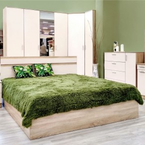 Кровать 1600 Салоу с настилом (Дуб сонома/перламутр) в Игре - igra.ok-mebel.com | фото 5