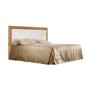 Кровать 2-х спальная (1,4 м) Тиффани штрих-лак/золото с подъемным механизмом (ТФКР140-2[7]) в Игре - igra.ok-mebel.com | фото 1