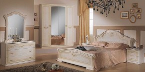 Кровать 2-х спальная 1600*2000, Ирина, изголовье ЛДСП (08.116) *без основания (дерево, беж) в Игре - igra.ok-mebel.com | фото 2