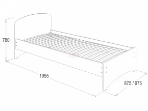 Кровать-2 одинарная (800*1900) в Игре - igra.ok-mebel.com | фото 2