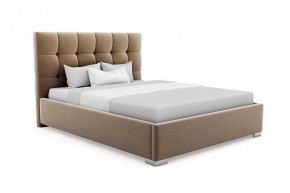 Кровать Асти интерьерная +основание (200х200) 1 кат. ткани в Игре - igra.ok-mebel.com | фото