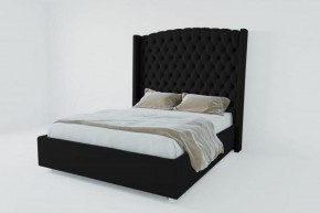 Кровать Берлин ЛЮКС без основания 800 (экокожа кольт ч) в Игре - igra.ok-mebel.com | фото