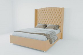 Кровать Берлин ЛЮКС без основания 900 (экокожа бежевая) в Игре - igra.ok-mebel.com | фото