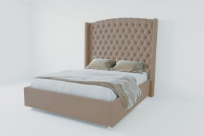 Кровать Берлин ЛЮКС с ПМ 1200 (велюр серый) в Игре - igra.ok-mebel.com | фото