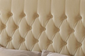 Кровать Берлин с ПМ 800 (экокожа бежевая) в Игре - igra.ok-mebel.com | фото 3