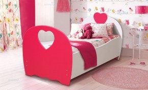 Кровать детская Сердце (700*1400) МДФ матовый в Игре - igra.ok-mebel.com | фото 1