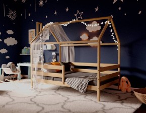 Кровать-домик 80*160 без покраски в Игре - igra.ok-mebel.com | фото 2