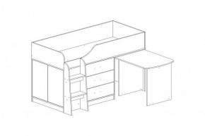 КАПРИЗ-6 Кровать 800 двухъярусная без рисунка в Игре - igra.ok-mebel.com | фото