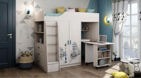 КАПРИЗ-8 Кровать 800 двухъярусная без рисунка в Игре - igra.ok-mebel.com | фото 2