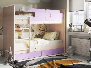 Кровать двухъярусная "Тетрис" (щиты) с бортиками + ящики в Игре - igra.ok-mebel.com | фото 4