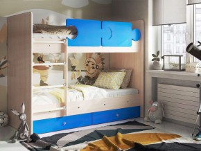 Кровать двухъярусная "Тетрис" (щиты) с бортиками + ящики в Игре - igra.ok-mebel.com | фото 6