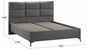 Кровать двуспальная Делана с ПМ Тип 1 в Игре - igra.ok-mebel.com | фото 3