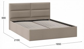 Кровать двуспальная Глосс с ПМ Тип 1 в Игре - igra.ok-mebel.com | фото 4