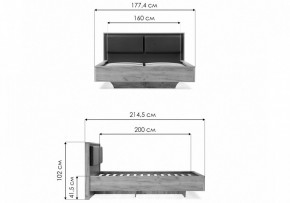 Кровать двуспальная Клауд в Игре - igra.ok-mebel.com | фото 11