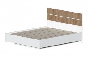 Кровать Ева (Белый текстурный/Дуб крафт золотой) в Игре - igra.ok-mebel.com | фото