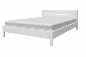 ВЕРОНИКА-5 Кровать из массива 1400 (Белый античный) в Игре - igra.ok-mebel.com | фото