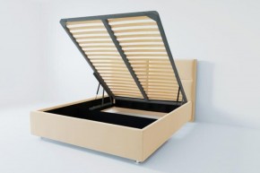 Кровать Корсика с ПМ 1800 (экокожа бежевая) в Игре - igra.ok-mebel.com | фото