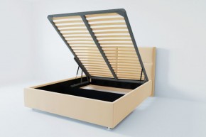Кровать Корсика с ПМ 800 (экокожа бежевая) в Игре - igra.ok-mebel.com | фото