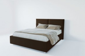 Кровать Корсика с ПМ 800 (экокожа коричневая) в Игре - igra.ok-mebel.com | фото 2