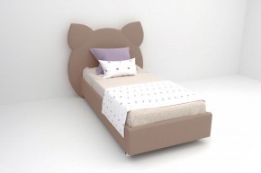 Кровать Котя с ортопедическим основанием 800 (велюр серый) в Игре - igra.ok-mebel.com | фото