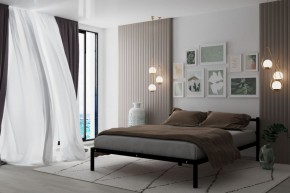 Кровать Мета с матрасом 1200 (черный) в Игре - igra.ok-mebel.com | фото 2