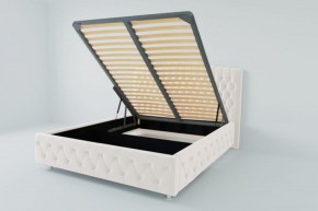 Кровать Нягань с ПМ 1800 (экокожа белая) в Игре - igra.ok-mebel.com | фото