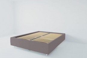Кровать Подиум с ортопедическим основанием 1200 (велюр темно-серый) в Игре - igra.ok-mebel.com | фото 2