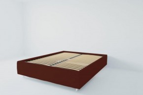 Кровать Подиум с ортопедическим основанием 1600 (велюр бордо) в Игре - igra.ok-mebel.com | фото 2