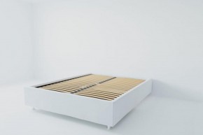 Кровать Подиум с ортопедическим основанием 800 (экокожа белая) в Игре - igra.ok-mebel.com | фото 2