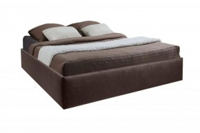 Кровать Подиум с ПМ 1200 (экокожа коричневая) в Игре - igra.ok-mebel.com | фото