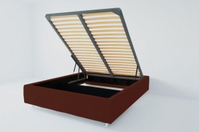 Кровать Подиум с ПМ 1600 (велюр бордо) в Игре - igra.ok-mebel.com | фото 2